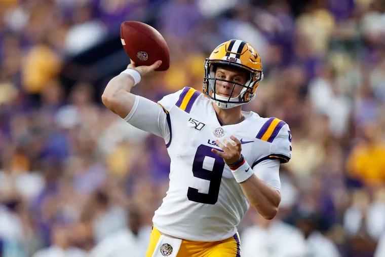 Joe Burrow was recruited by Texas head coach Tom Herman to Ohio State when Herman was offensive coordinator there. He later transferred to LSU. This week, he'll play against the Longhorns.