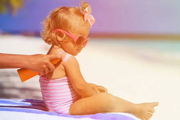 Kids sunscreens tend not to have fragrance.