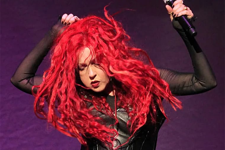 Cyndi Lauper performs in Buffalo, N.Y., on Wednesday, on the &quot;D2K&quot; tour with Cher. (Harry Scull Jr./Buffalo News)