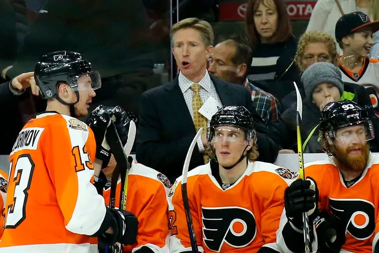 New Seattle coach Dave Hakstol and his brass will pick a player from each NHL team in the July 21 expansion draft. He may have a chance to select Jake Voracek (right), though his contract may scare off the Kraken.