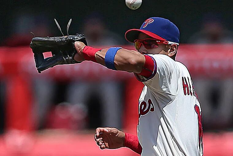 Phillies second baseman Cesar Hernandez.