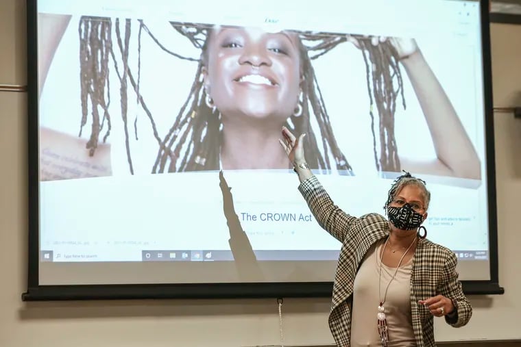 Alicia Monroe teaches a Black Lives Matter class at Rowan.