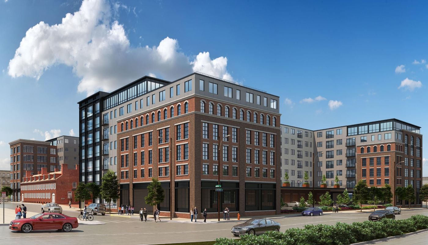 Apartment complex plan at Fairmount Ave. near Delaware River will