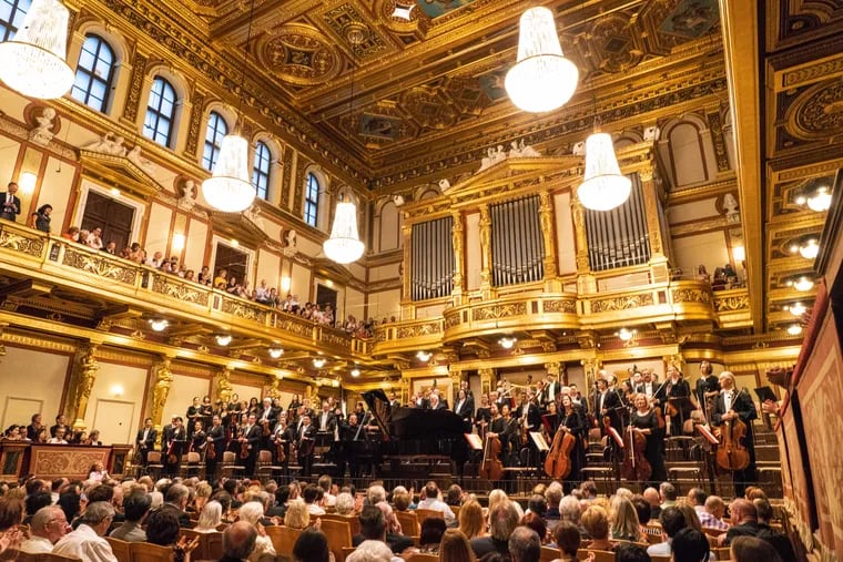 The Philadelphia Orchestra performing in Vienna on its 2018 tour of Europe and Israel. 