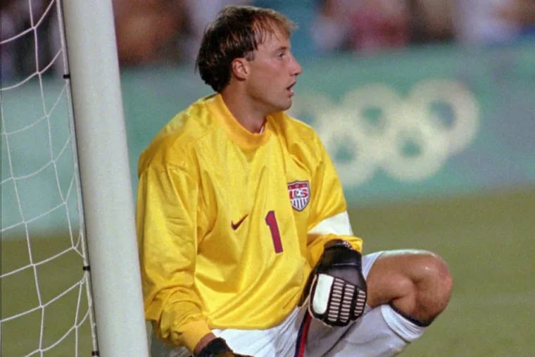 Longtime United States national soccer team goalkeeper Kasey Keller was in net for the Americans at the 1996 Olympics.