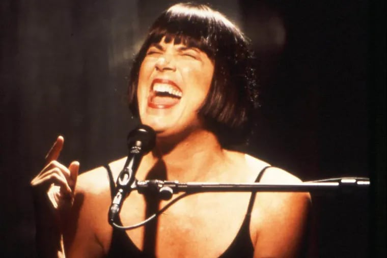 Eve Ensler, author and the original star of “The Vagina Monologues” in 2003 for the last three weeks of its off-Broadway run. (AP Photo/ Joan Marcus)