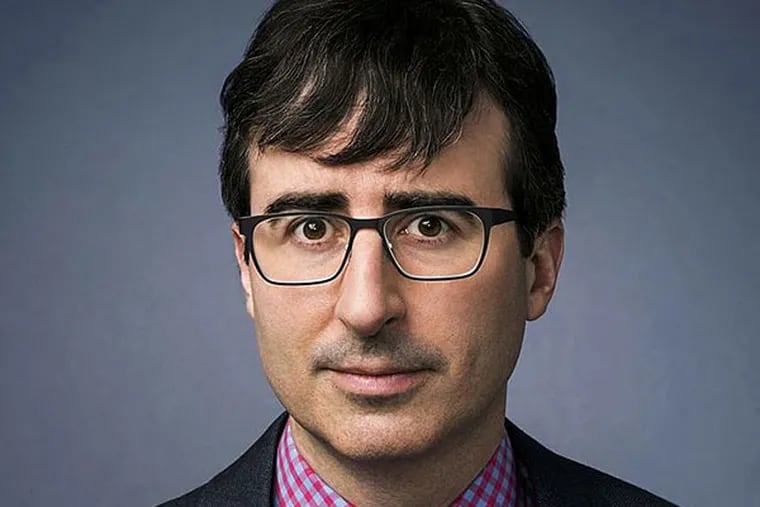 John Oliver tackled a wide range of topics, including the Mummers. JUSTIN STEPHENS