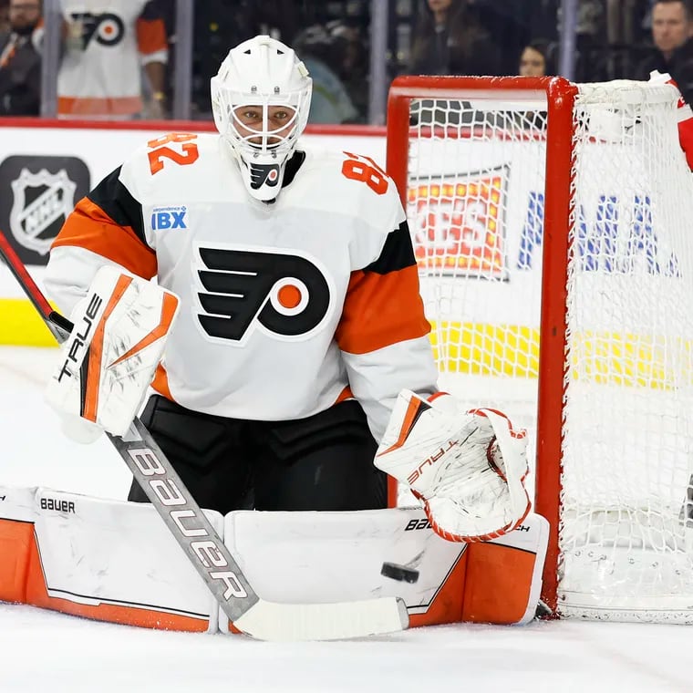 Flyers goaltender Ivan Fedotov got into three games after joining the team from Russia on March 29.
