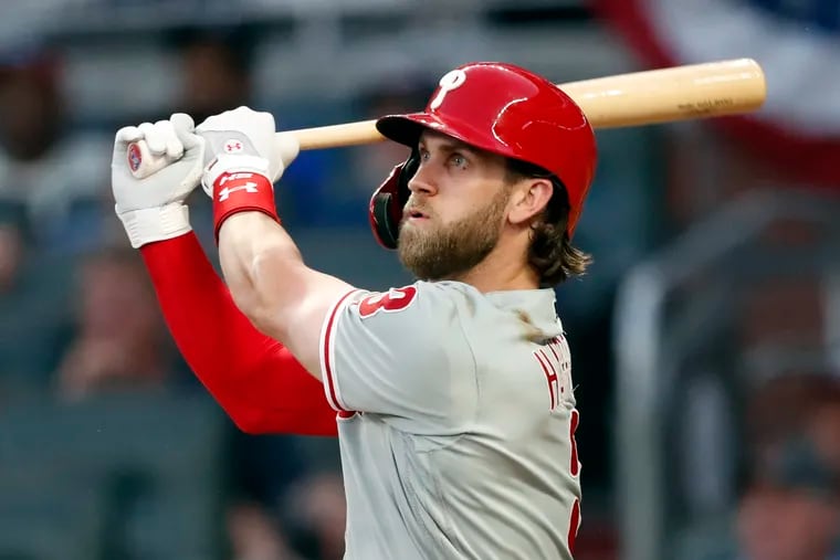 Phillies outfielder Bryce Harper isn't an All-Star this year, but his name still found its way to Cleveland.