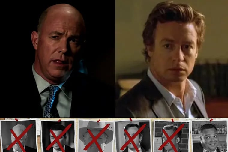 Is CBI director Gale Bertram (top left) really Red John, the serial killer long sought by Patrick Jane (right)? Jane had seven suspects to start the fall 2013 season, and after the Nov. 17 episode, all but two apparently were dead.
