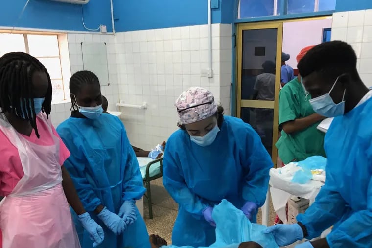 A team of Temple University doctors traveled to Sierra Leone at the beginning of November to help local medical providers treat hundreds of patients with severe burns from a gas tanker fire in the nation's capital, Freetown.