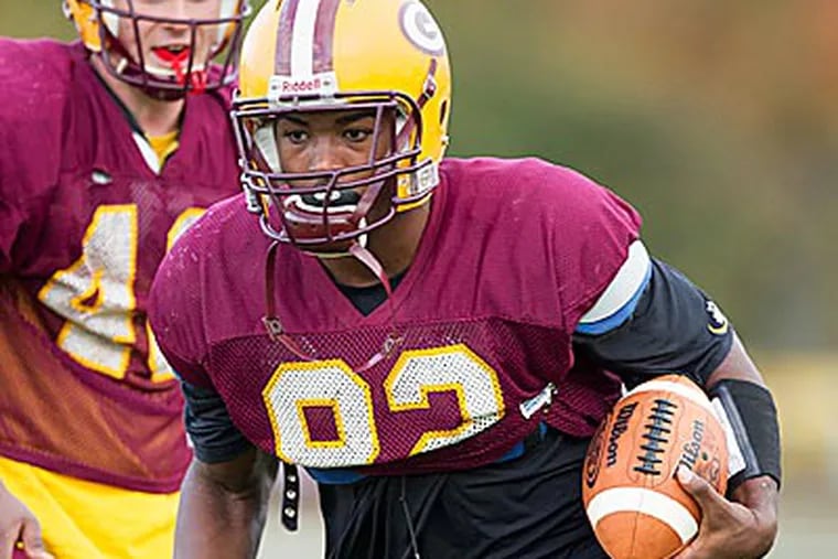 Glassboro's Corey Clement is South Jersey's all-time leading rusher. (Ed Hille/Staff Photographer)