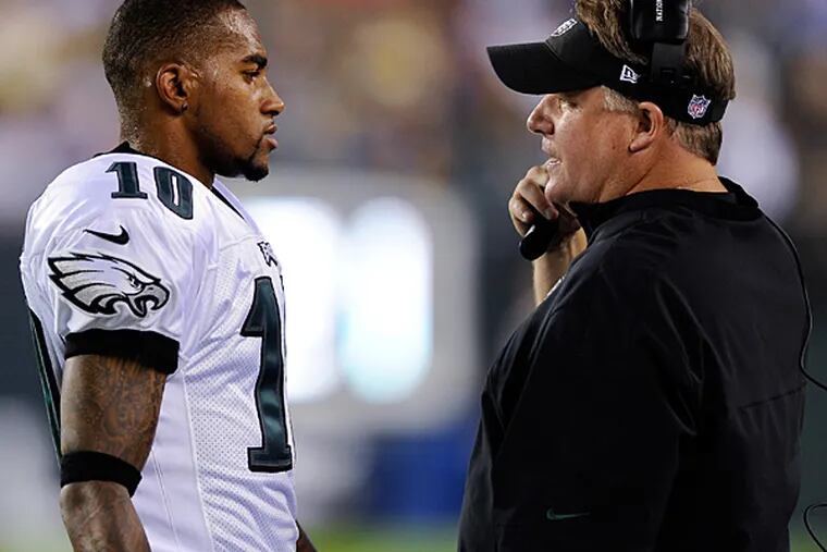 Eagles wide receiver Chip Kelly and head coach Chip Kelly. (Michael Perez/AP file)
