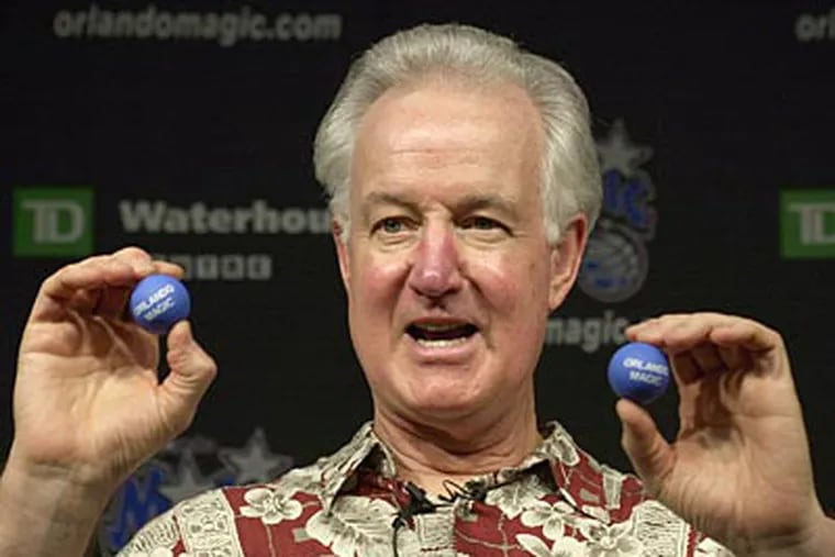 Orlando Magic senior vice president Pat Williams was the Sixers general manager from 1974-86. (Peter Cosgrove/AP file photo)