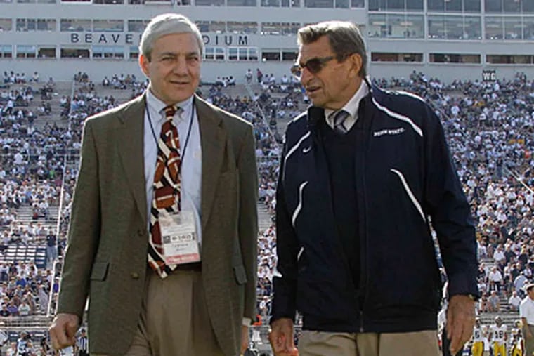 "The NCAA sanctions go well beyond the NCAA's authority," Graham Spanier told the Inquirer. (File photo)
