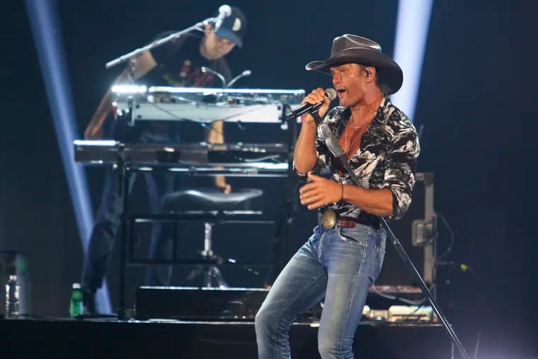 Tim McGraw performs at the iHeartCountry Festival at the Frank Erwin Center in Austin, Texas.