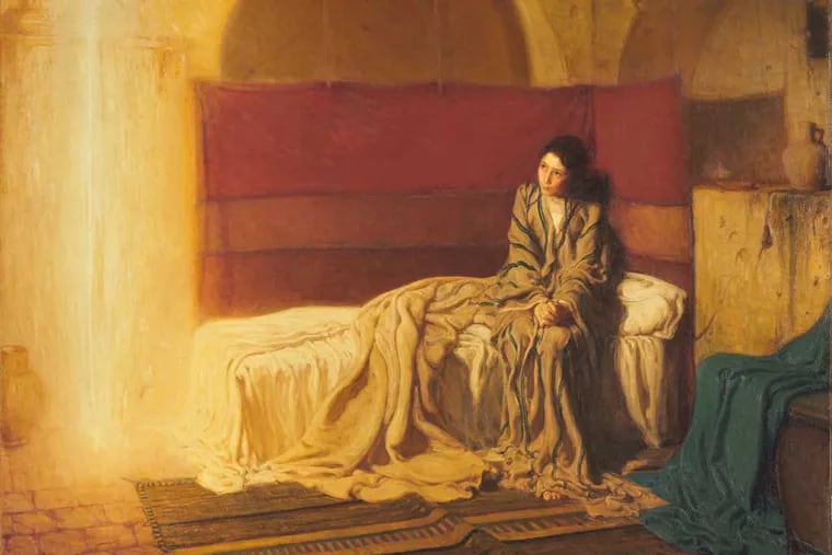 Henry Ossawa Tanner's 'The Annunciation,' purchased by the Art Museum in 1899, a year after it was painted.