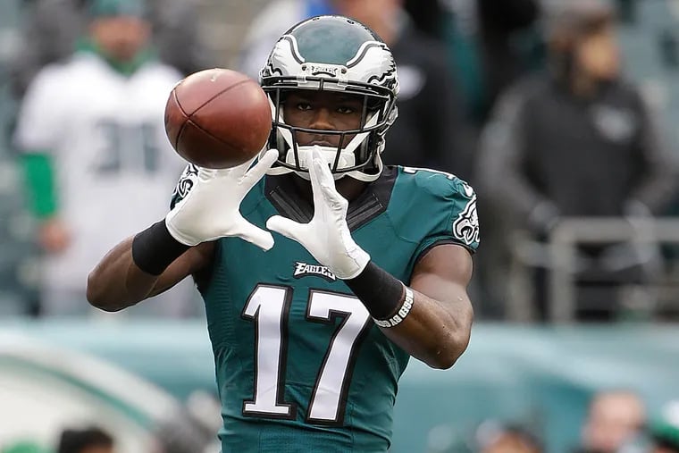 Eagles wide receiver Nelson Agholor.