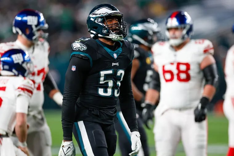 Eagles linebacker Shaquille Leonard had his best game since joining the Birds.