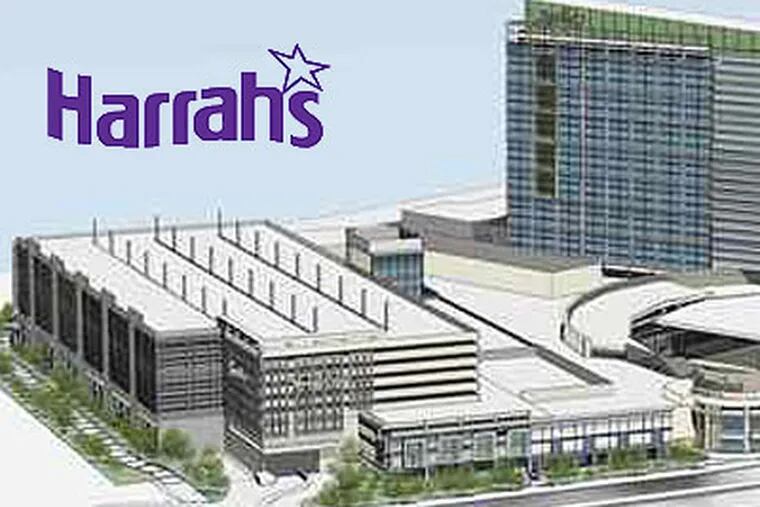 An early rendering of the proposed Foxwoods riverfront casino. A second hotel tower is not pictured. The project may soon be run by Harrah's casino.