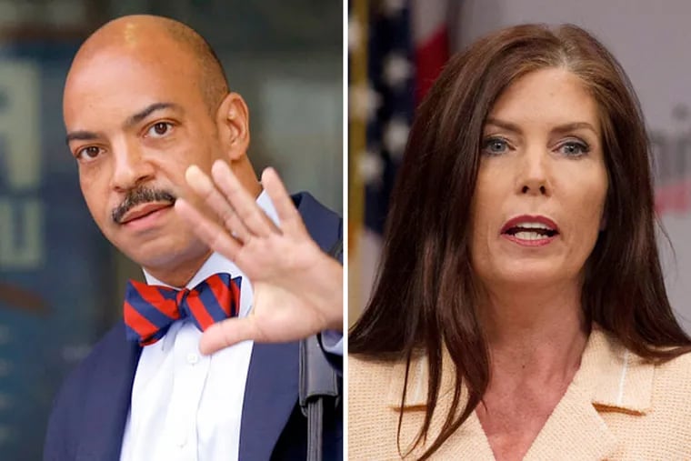 Philadelphia District Attorney Seth Williams blames Pennsylvania Attorney General Kathleen G. Kane for a news report that he is under federal investigation.