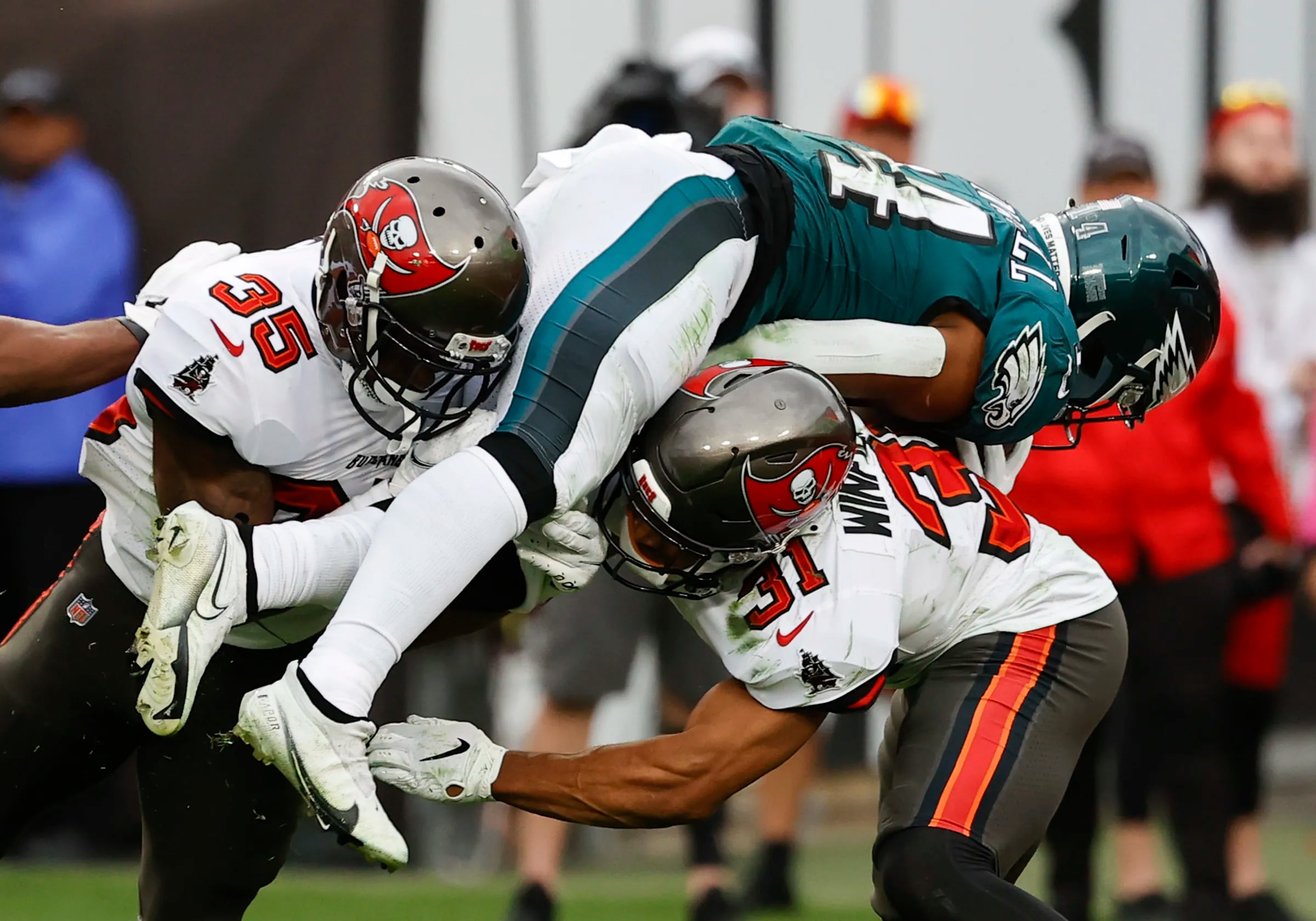 Photos from the Eagles' 31-15 playoff loss to the Tampa Bay Buccaneers