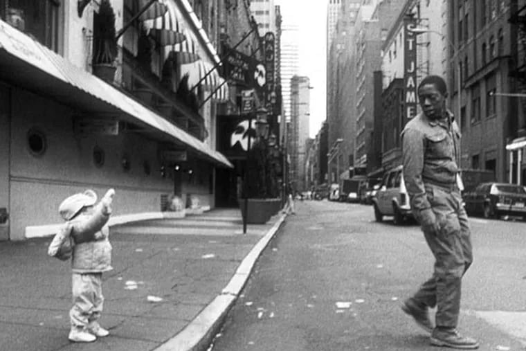 Charles Lane in "Sidewalk Stories" ends up with a little girl, played by Lane's daughter Nicole.