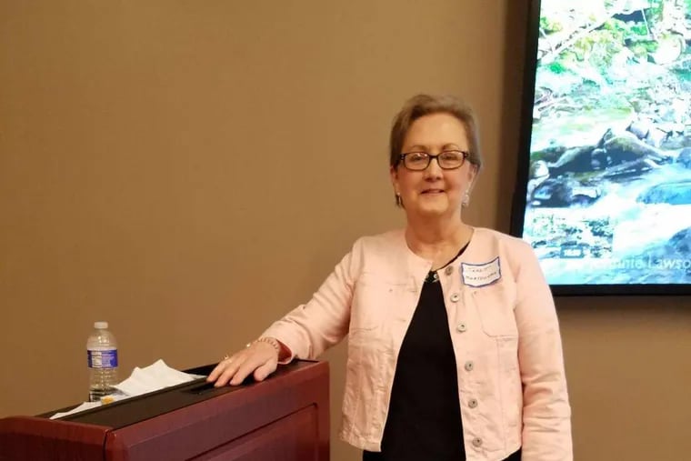 Janet Martellotto Streeper at 2019 cancer event presented by Jefferson Health.