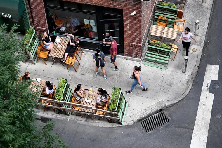 The pandemic induced many changes to restaurants, but their shift to all-weather outdoor dining was arguably the most noticeable, like at Jose Pistola's restaurant in the 200 South block of 15th Street July 22, 2021.