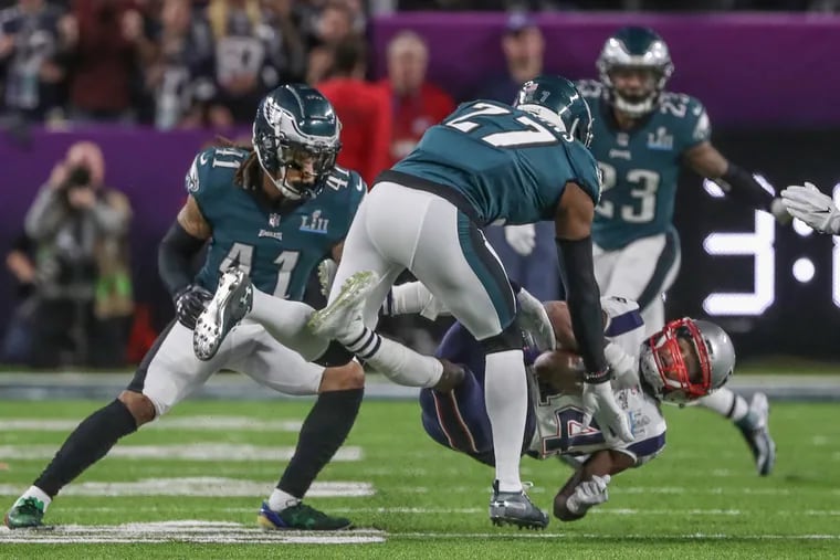 Malcom Jenkins' hit on Brandin Cooks in the Super Bowl might not have been legal under new NFL rules — but players and officials aren't quite sure.