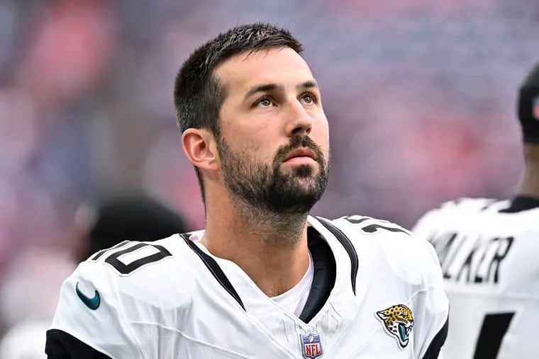 Kicker Brandon McManus, then with the Jaguars, during a game against the Houston Texans on Nov. 26, 2023.