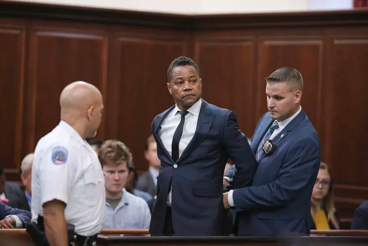 Cuba Gooding Jr. appears in criminal court Thursday, June 13, 2019, New York. Gooding Jr. turned himself in to police Thursday and was charged with forcible touching after a woman accused the actor of groping her at a New York City night spot. (Alex Tabak/New York Daily News, via AP, Pool)