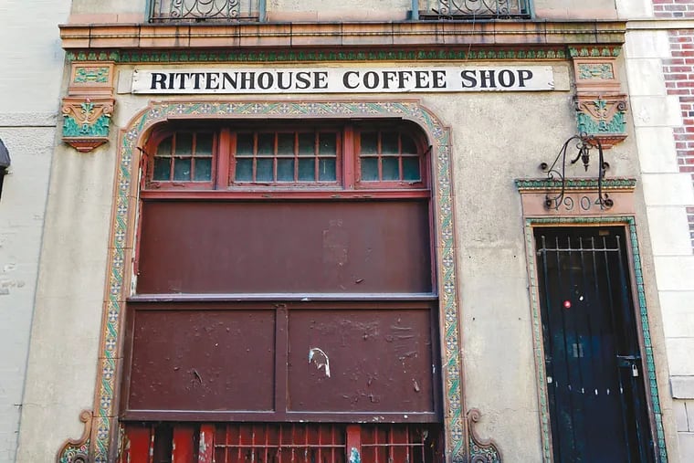 The Rittenhouse Coffee Shop on the 1900 block of Sansom Street Friday November 13, 2015.
