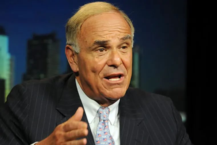 "It goes against everything that football is all about," Ed Rendell said about the Eagles-Vikings postponement. (Sarah J. Glover/Staff File Photo)