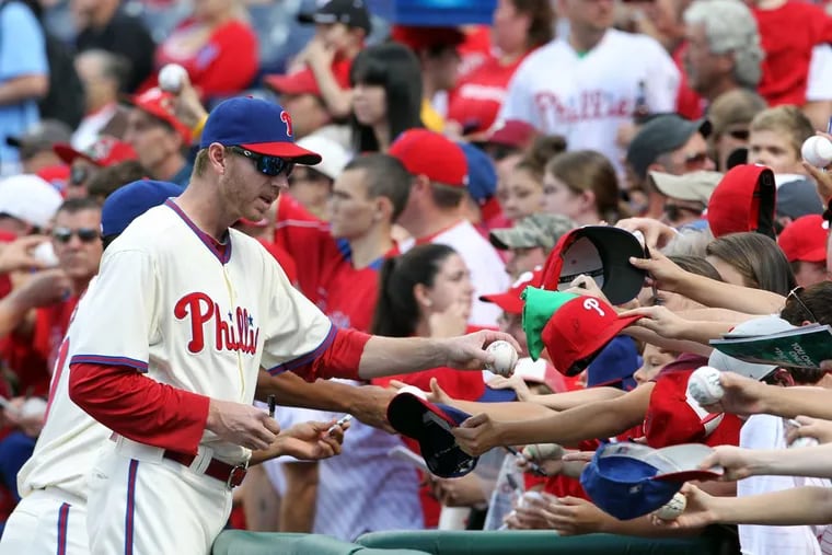 Roy Halladay was a fan favorite during his time as an ace pitcher for the Philadelphia Phillies.