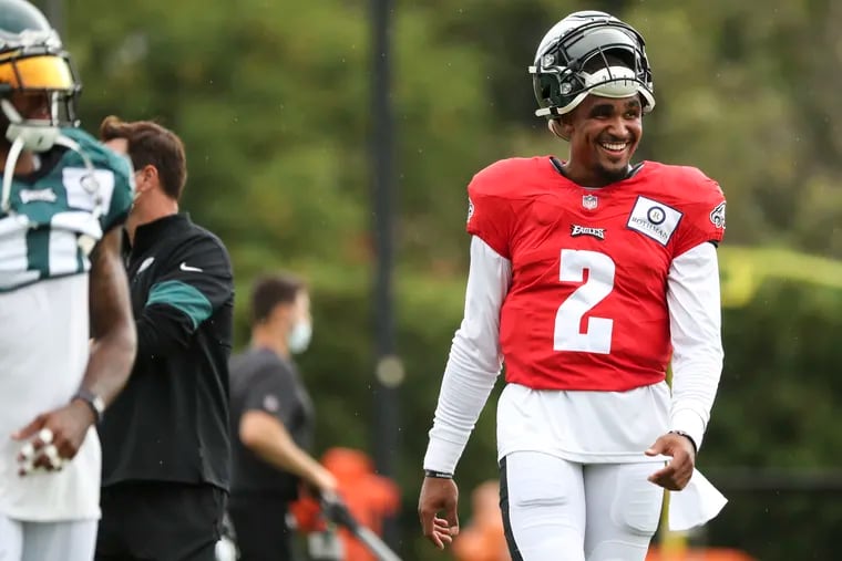 Jalen Hurts will be eyeing big plays as a multi-dimensional weapon for the Eagles.