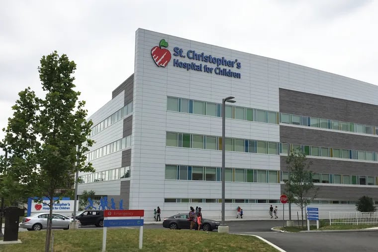 St. Christopher's Hospital for Children's burn center gets a national designation. (TOM AVRIL / Staff)