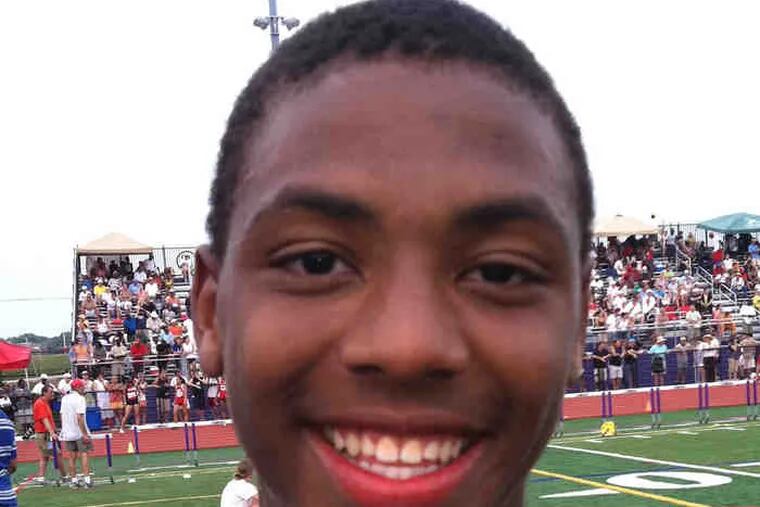 Dominique Irons of Haddon Heights won the triple jump with a sophomore state record of 48 feet, 4 inches.