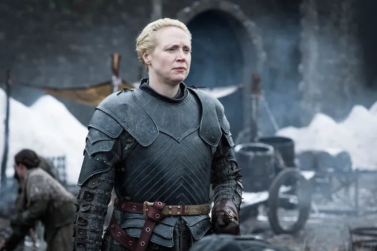 Gwendoline Christie plays Brienne of Tarth on "Game of Thrones."