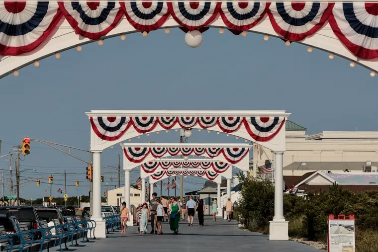 The Cape May promenade has new arches that were supposed to be retro, but they're made of vinyl. and that's only the start of everyone's opinions of them.