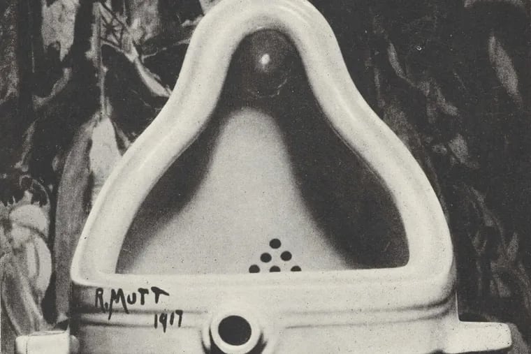 Fountain by R. Mutt, 1917, Alfred Stieglitz, Published in The Blind Man (No. 2), Edited by Marcel Duchamp, Henri-Pierre Roché, and Beatrice Wood, May 1917