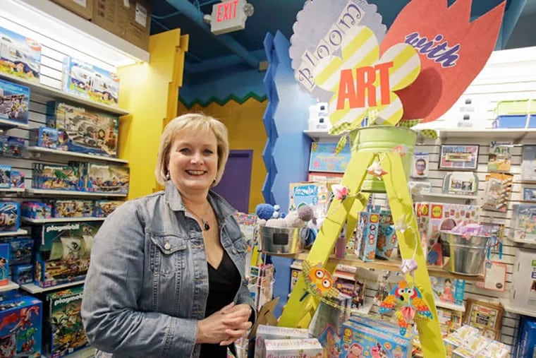 Roberta Bonoff, in St. Paul, Minn, recently expanded her Creative Kidstuff toy store chain through acquisition. (Jim Mone / Associated Press)