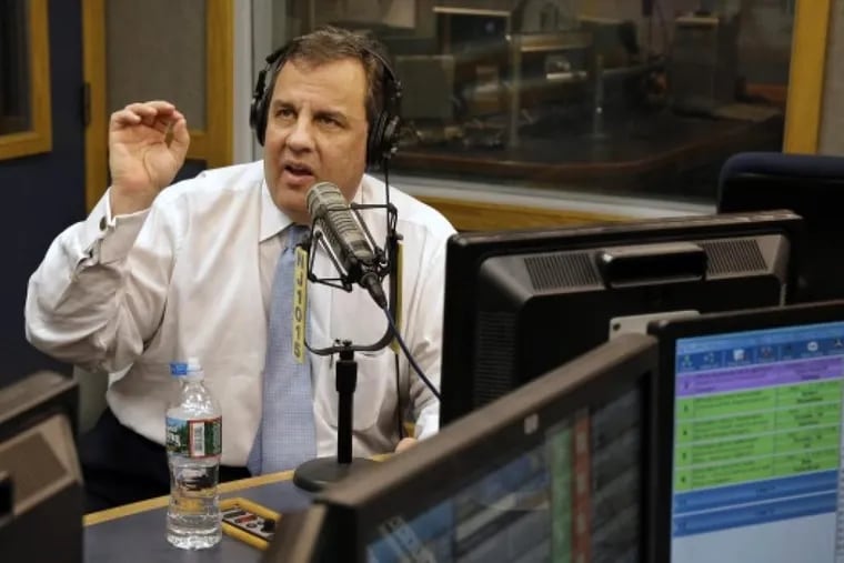 Gov. Christie during an ‘Ask the Governor’ segment on New Jersey 101.5 FM radio.