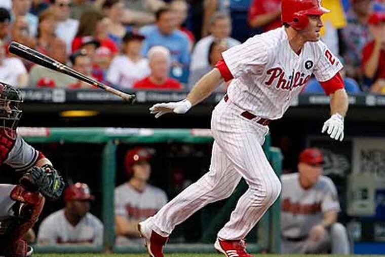 Chase Utley will likely return to the Phillies' lineup Thursday. (Ron Cortes/Staff Photographer)