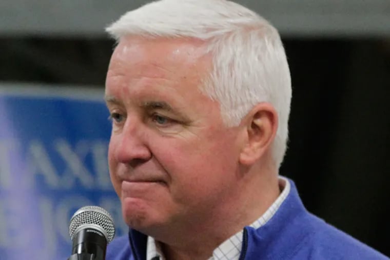 The complaint, filed in November, argued that former Gov. Tom Corbett (above), state lawmakers and the state Department of Education violated their constitutional obligation to provide all students with the opportunity to pass state-mandated academic standards. (Michael S. Wirtz / Staff Photographer)