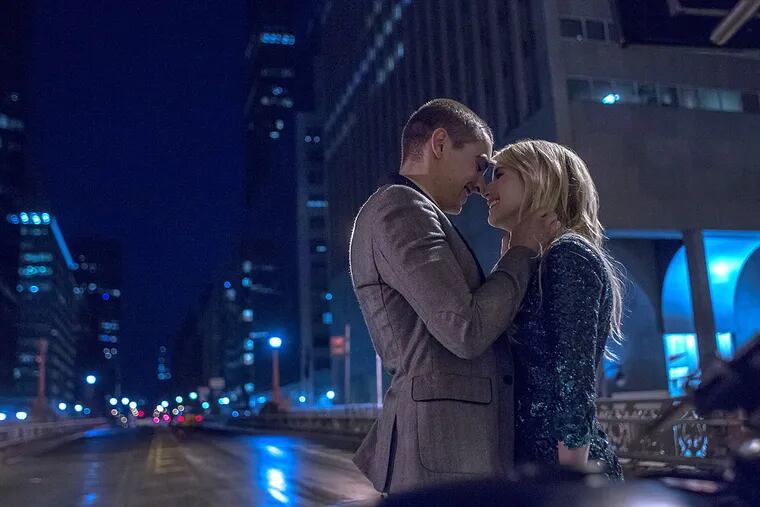 Playful, sexy Dave Franco and Emma Roberts compete in increasingly risky stunts in the thriller "Nerve."