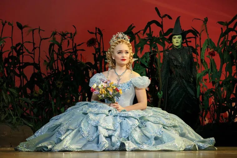 Amanda Jane Cooper as Glinda the Good Witch in the national touring production of “Wicked.” She’s now stepping up to the Broadway show.