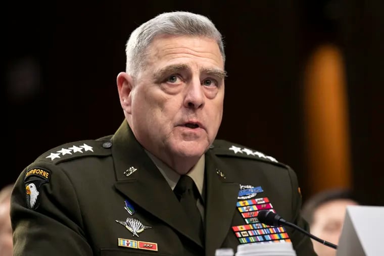 Chairman of the Joint Chiefs of Staff Gen. Mark Milley, shown in March 2020.
