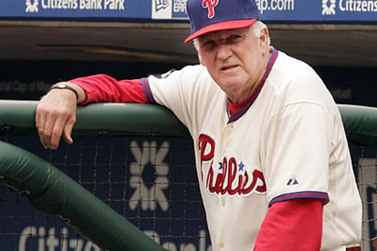 "You don't take it easy. You don't slip. It's an everyday process being good. I preach that," manager Charlie Manuel said. (AP File Photo/Tom Mihalek)