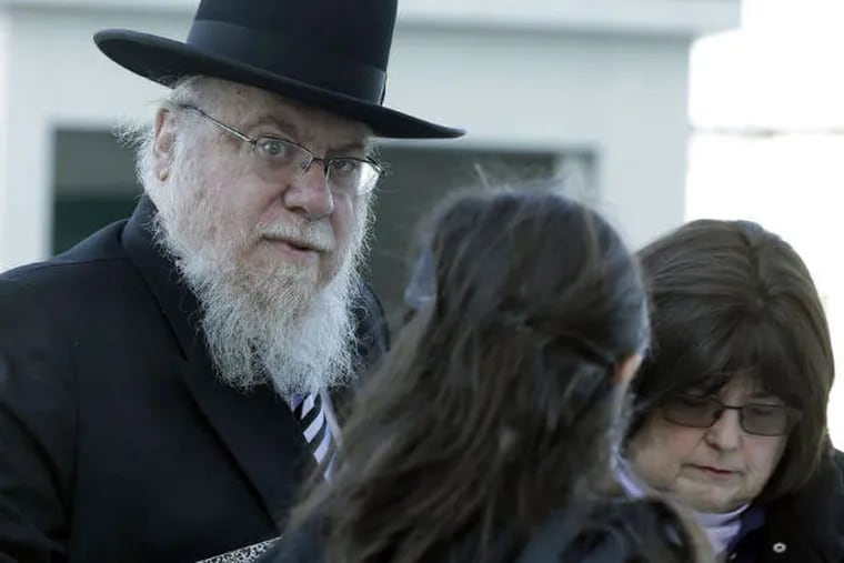 Rabbi Mendel Epstein appeared Tuesday.